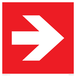 Right arrow (white on red background)